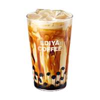 버블 흑당 라떼