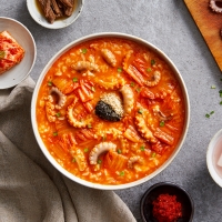 낙지김치죽