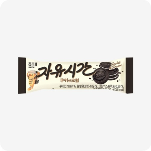 해태)자유시간쿠키앤크림30g